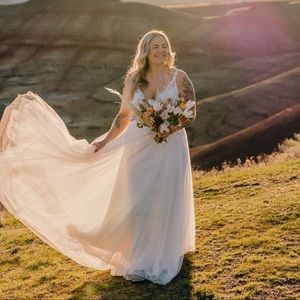 Size 12 Wtoo By Watters Vielle Gown